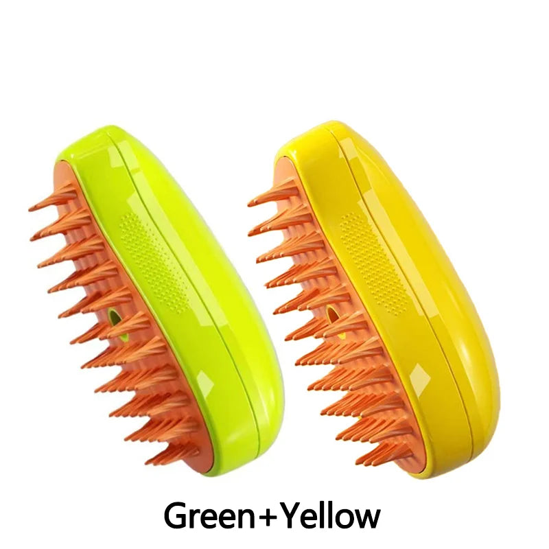 3-in-1 Pet Mist Grooming Brush – De-Shedding, Detangling & Massage for Dogs & Cats
