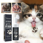 PawClean™ Waterless Paw Cleaner Foam for Dogs & Cats – No-Rinse Silicone Brush