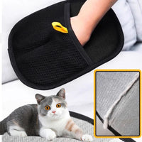 PawEase™ Pet Grooming Gloves – 2-in-1 Deshedding & Hair Remover Gloves for Dogs & Cats