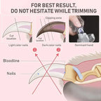 LED Pet Nail Clippers for Dogs & Cats – Safe Precision Grooming Scissors