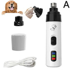 PawTrim Pro™ Electric Pet Nail Grinder – Quiet USB Rechargeable Nail Trimmer for Dogs & Cats