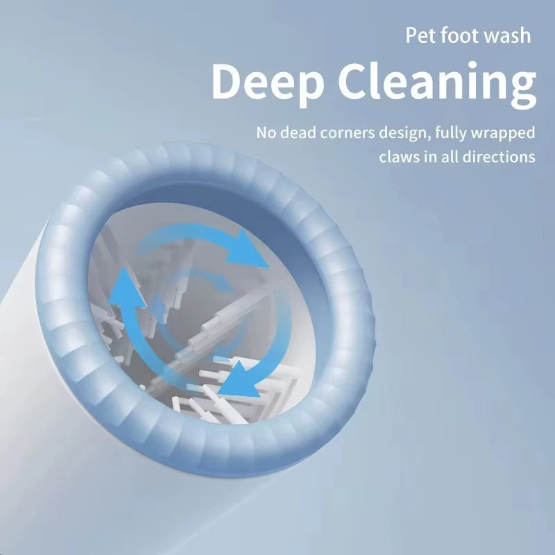 PawClean Pro™ Automatic Electric Pet Paw Cleaner – Portable 360° Paw Washer for Dogs & Cats