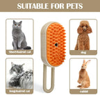 PawEase™ 3-in-1 Steam Pet Grooming Brush – Deshedding, Mist Spray & Massage Comb for Cats & Dogs