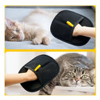 PawEase™ Pet Grooming Gloves – 2-in-1 Deshedding & Hair Remover Gloves for Dogs & Cats