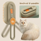 PawEase™ 3-in-1 Steam Pet Grooming Brush – Deshedding, Mist Spray & Massage Comb for Cats & Dogs