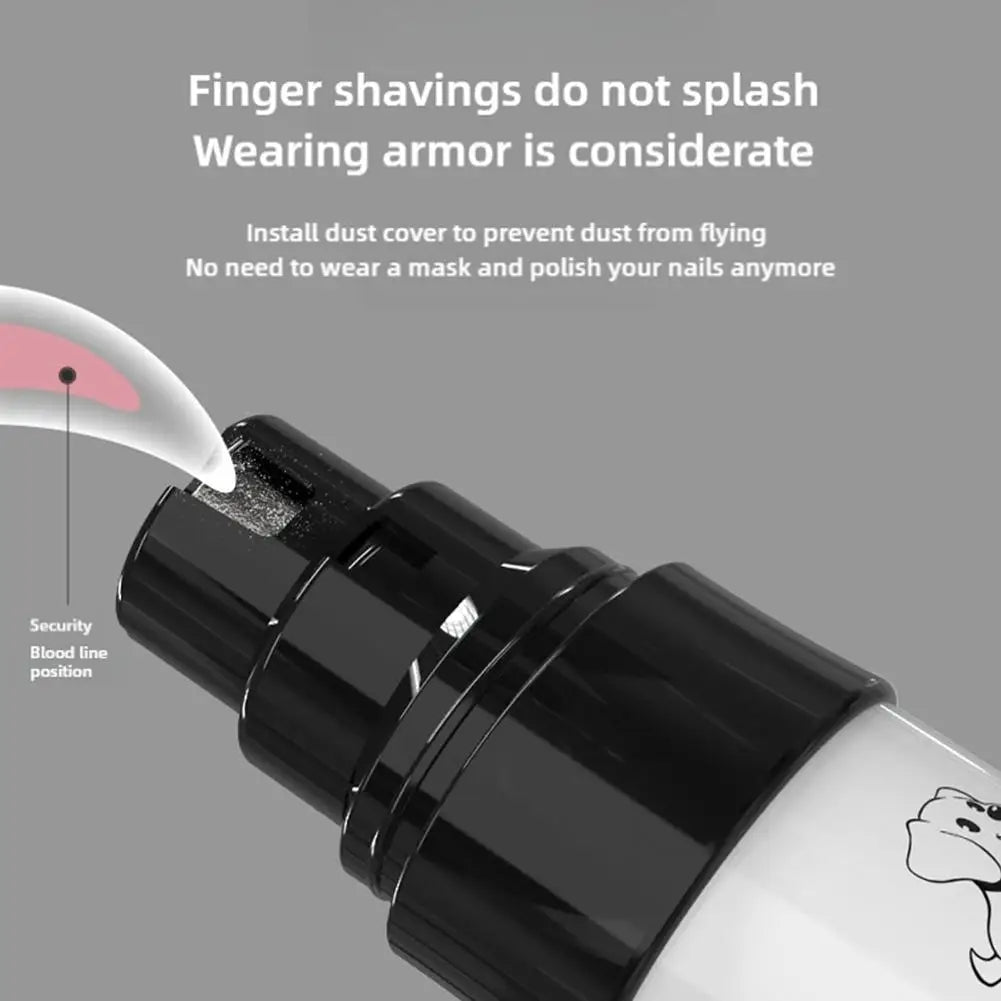PawTrim Pro™ Electric Pet Nail Grinder – Quiet USB Rechargeable Nail Trimmer for Dogs & Cats