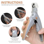 LED Pet Nail Clippers for Dogs & Cats – Safe Precision Grooming Scissors